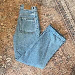Madewell Perfect Vintage Straight-Leg Jean Cropped